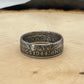 UK Two Shillings Silver Coin a light wood round.  - Mountainstruck Coin Jewelry