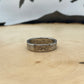 "V" Nickel Coin Ring on wood round  - Mountainstruck Coin Jewelry 