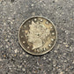 "V" Nickel coin front side  - Mountainstruck Coin Jewelry 