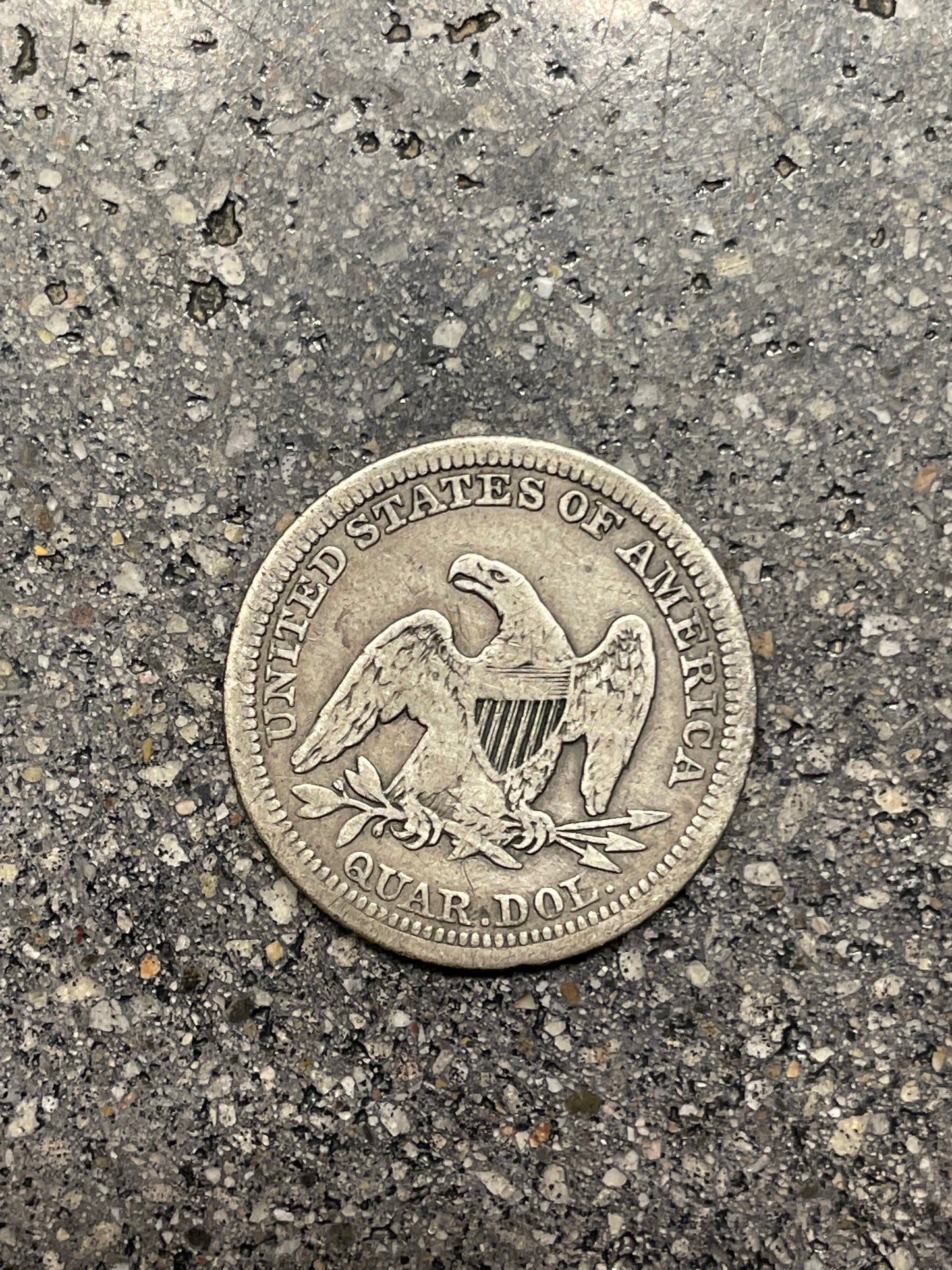 Seated Liberty Silver Quarter Ring