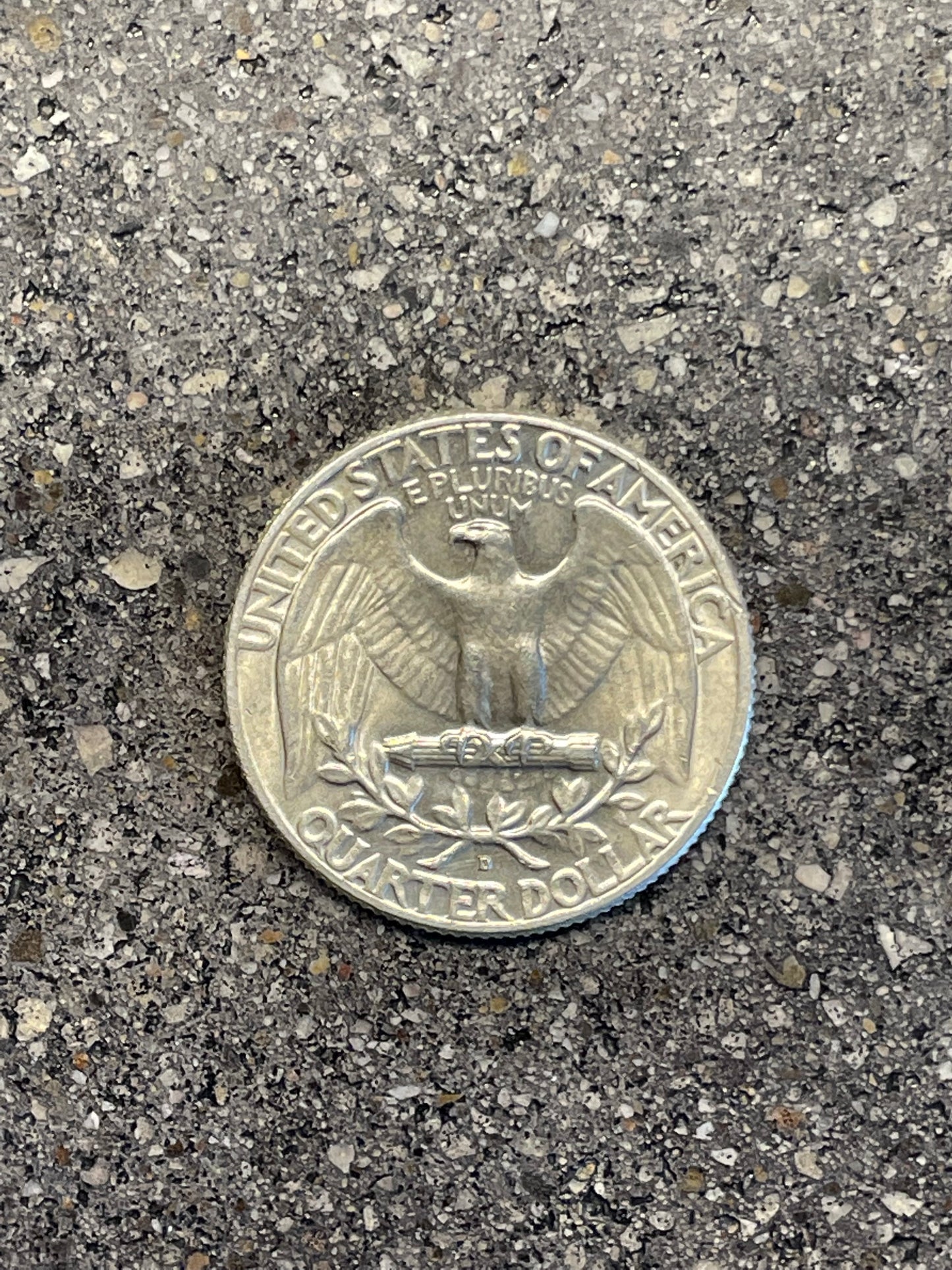 Washington Silver Quarter Ring (front)